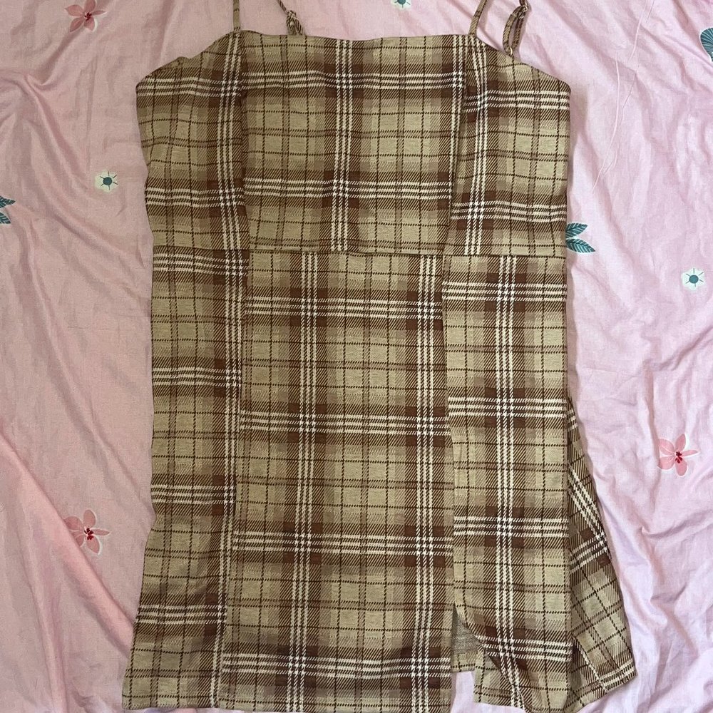 Brown Ultra Flirt Trendy Dress (3X)